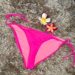 DayGlo / Neon Pink String Bikini Bottoms